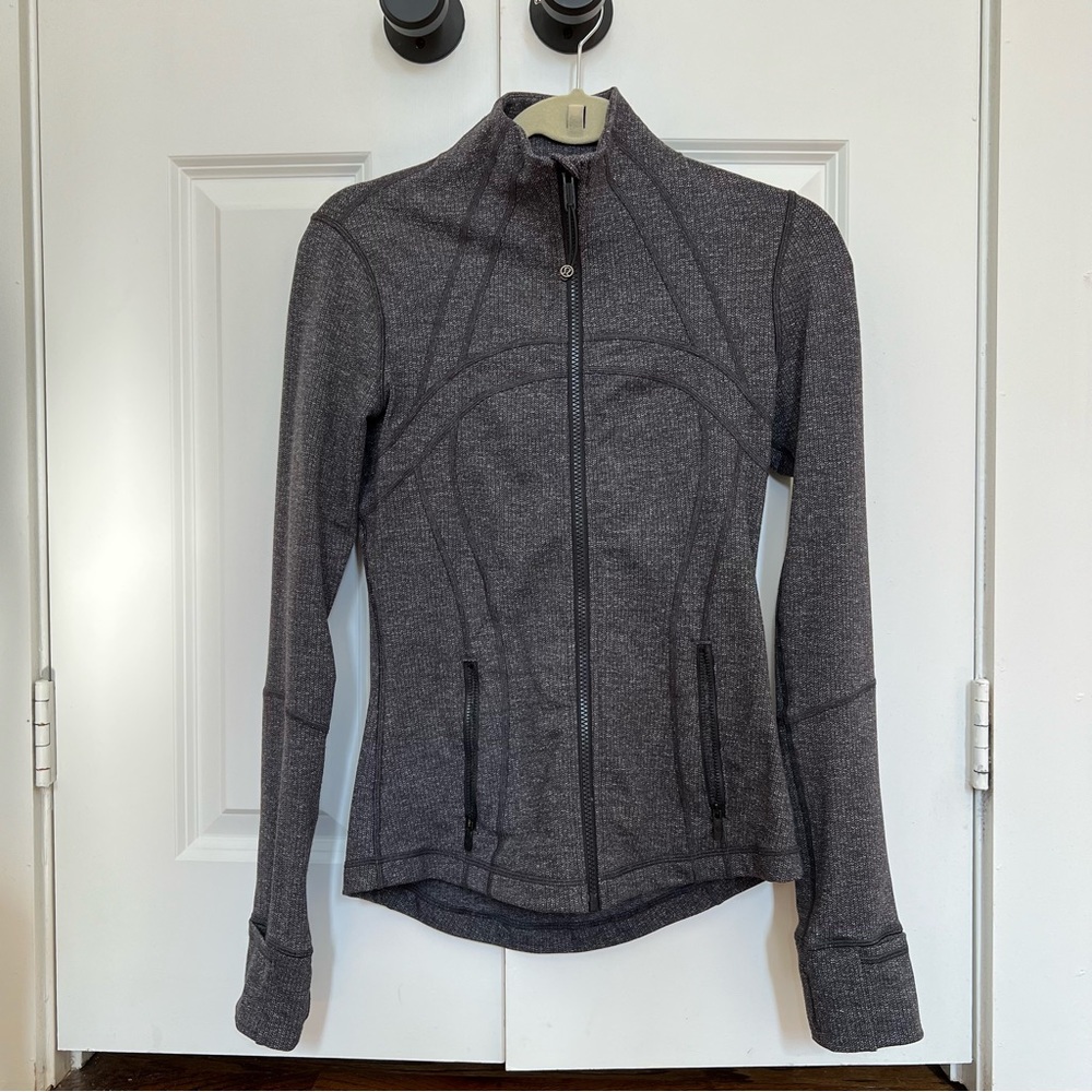 Lululemon Heathered Black Define Jacket